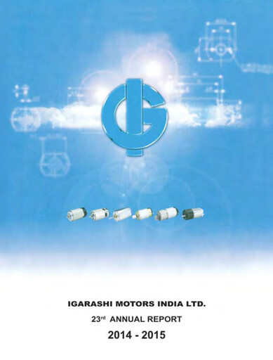 Thumbnail Igarashi Motors India Annual Report 2014-2015