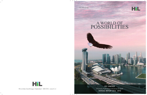 Thumbnail Hyderabad Industries Limited Annual Report 2012-2013