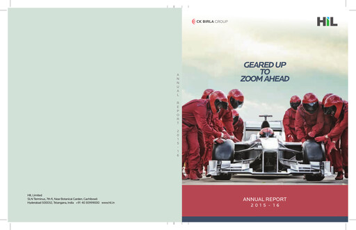 Thumbnail Hyderabad Industries Limited Annual Report 2015-2016