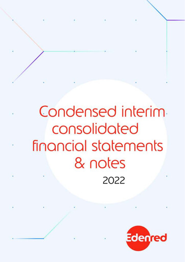 Thumbnail Edenred Financial Statement 2022-h1