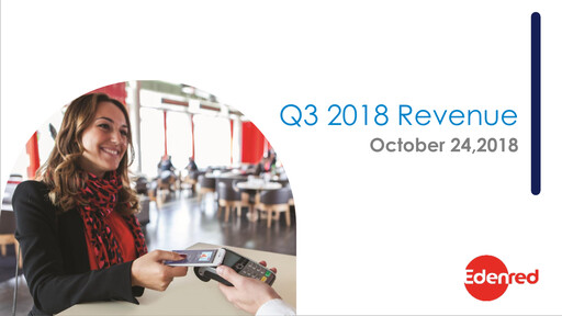 Thumbnail Edenred Quarterly Report 2018-q3