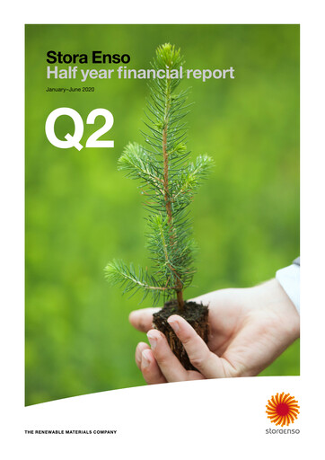 Thumbnail Stora Enso
 Half-year Report 2020-h1