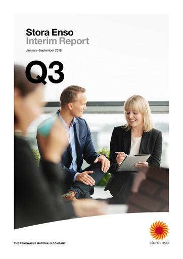 Thumbnail Stora Enso
 Quarterly Report 2019-q3