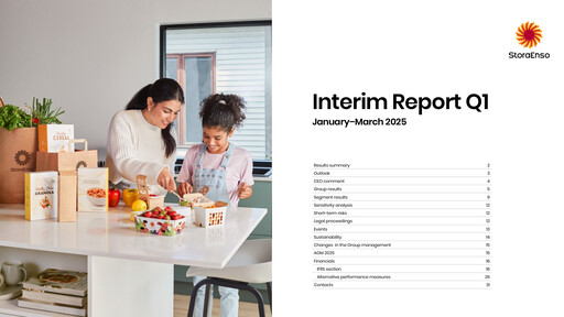 Thumbnail Stora Enso
 Quarterly Report 2025-q1