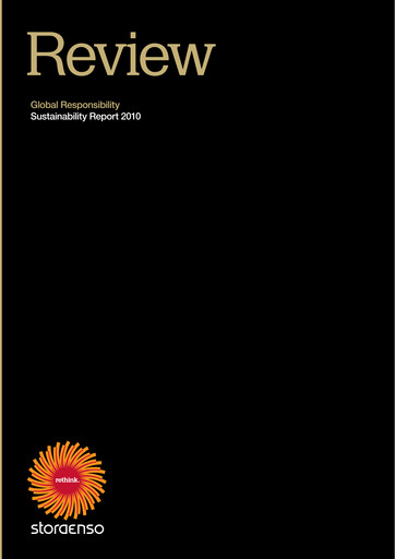 Thumbnail Stora Enso
 Sustainability Report 2010
