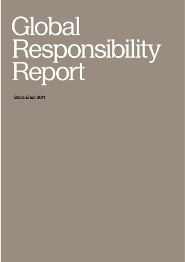 Thumbnail Stora Enso
 Sustainability Report 2011