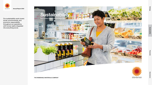 Thumbnail Stora Enso
 Sustainability Report 2018