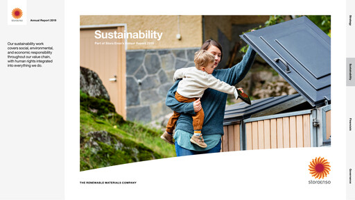 Thumbnail Stora Enso
 Sustainability Report 2019
