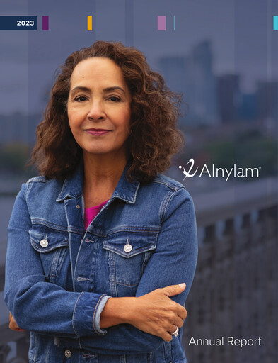 Thumbnail Alnylam Pharmaceuticals
 Annual Report 2023