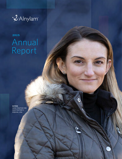 Thumbnail Alnylam Pharmaceuticals
 Annual Report 2025