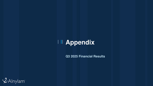 Thumbnail Alnylam Pharmaceuticals
 Quarterly Report 2025-q3