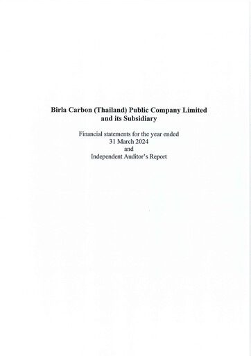 Vorschaubild Birla Carbon (Thailand) Finanzmitteilung fy2024