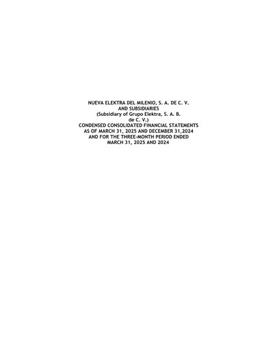 Thumbnail Grupo Elektra
 Quarterly Report 2025-q1
