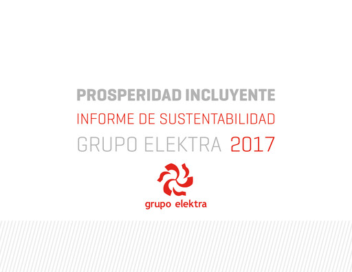 Thumbnail Grupo Elektra
 Sustainability Report 2017
