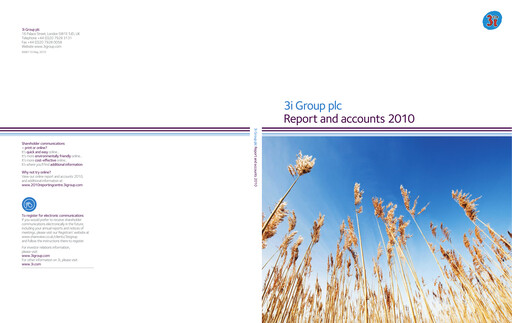 Miniature 3i Group Rapport annuel 2010