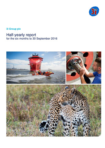 Thumbnail 3i Group Half-year Report 2016-h1