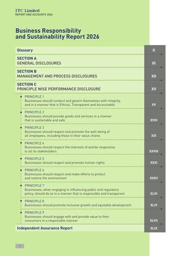 Thumbnail ITC ESG Report 2026