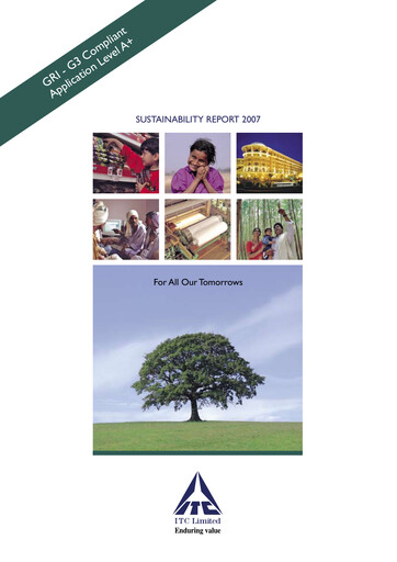Thumbnail ITC Sustainability Report 2007