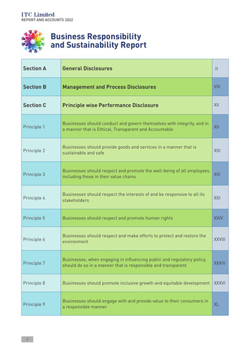 Thumbnail ITC Sustainability Report 2022