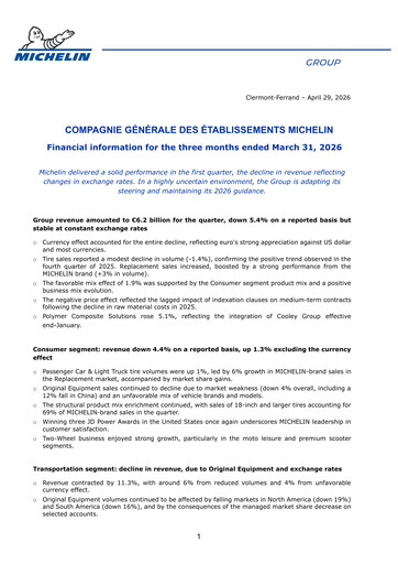 Thumbnail Michelin Quarterly Report 2026-q1