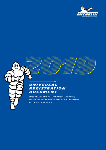 Thumbnail Michelin Universal Registration Document 2019