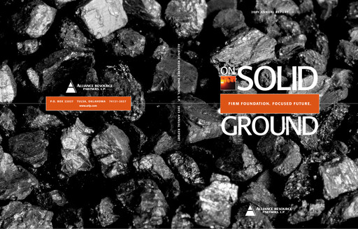 Miniature Alliance Resource Partners Rapport annuel 2003
