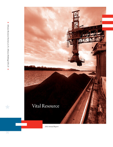 Miniature Alliance Resource Partners Rapport annuel 2012