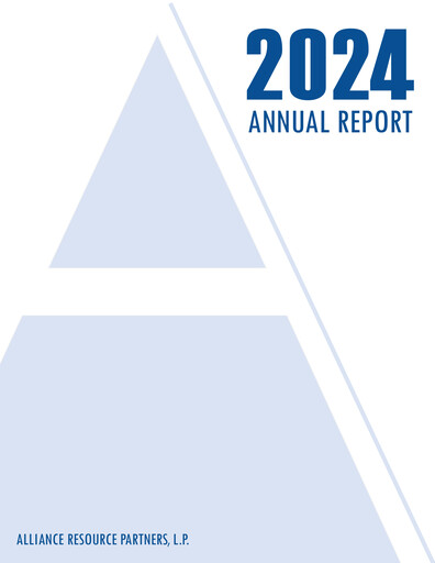 Miniature Alliance Resource Partners Rapport annuel 2024