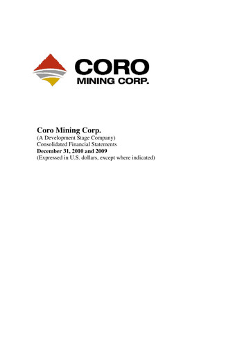 Thumbnail Marimaca Copper Financial Statement 2010