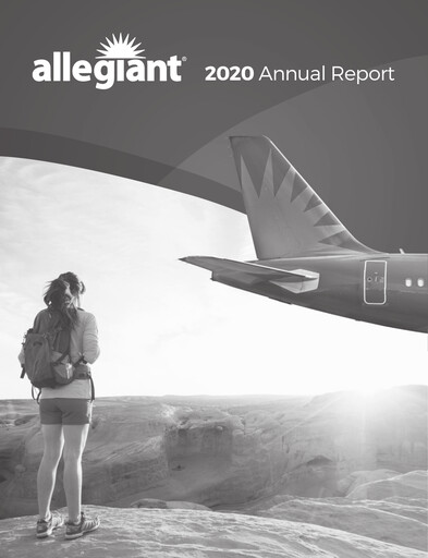 Vorschaubild Allegiant Travel Company Jahresbericht 2020