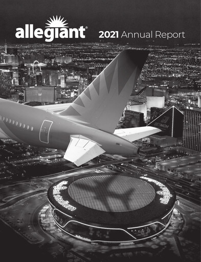 Vorschaubild Allegiant Travel Company Jahresbericht 2021