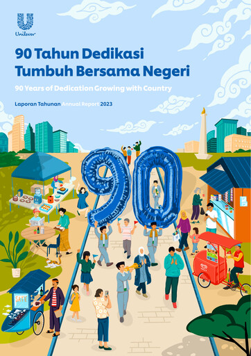 Miniature Unilever Indonesia Rapport annuel 2023