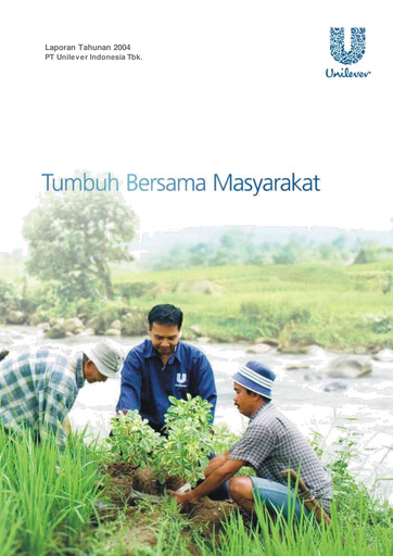 Miniature Unilever Indonesia Rapport annuel 2004