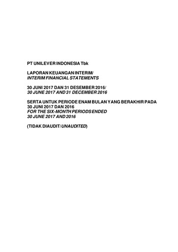 Vorschaubild Unilever Indonesia Halbjahresbericht 2017-h1