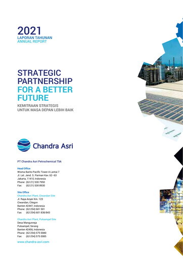 Thumbnail Chandra Asri Petrochemical Annual Report 2021