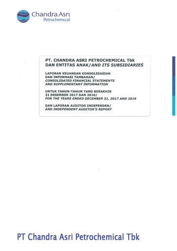 Thumbnail Chandra Asri Petrochemical Financial Statement 2017