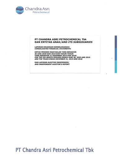Thumbnail Chandra Asri Petrochemical Financial Statement 2020-h1