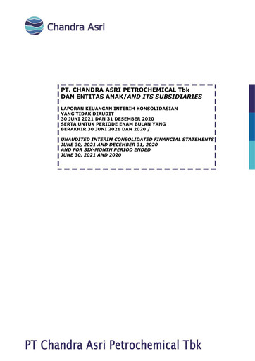 Thumbnail Chandra Asri Petrochemical Financial Statement 2021-h1