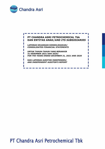 Thumbnail Chandra Asri Petrochemical Financial Statement 2021