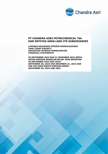 Thumbnail Chandra Asri Petrochemical Financial Statement 2023-9m