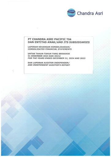 Miniature Chandra Asri Petrochemical Bilan financier 2024