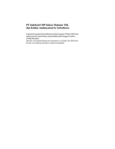 Miniature Indofood CBP Rapport semestriel 2024-h1