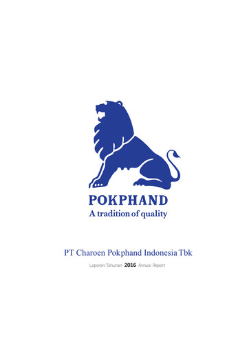 Thumbnail Charoen Pokphand Indonesia Annual Report 2016