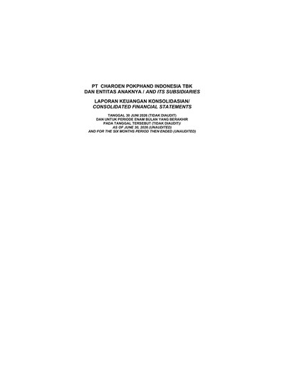 Thumbnail Charoen Pokphand Indonesia Half-year Report 2026-h1