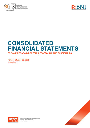 Thumbnail Bank Negara Indonesia
 Quarterly Report 2025-q2