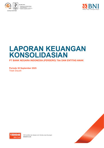 Thumbnail Bank Negara Indonesia
 Quarterly Report 2025-q3
