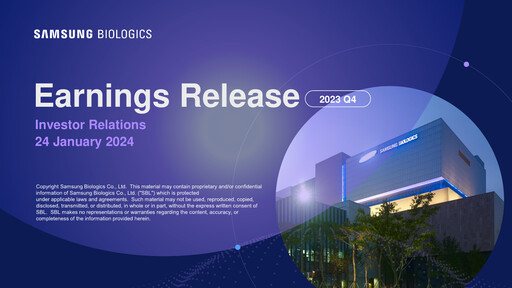 Thumbnail Samsung Biologics
 Quarterly Report 2023-q4