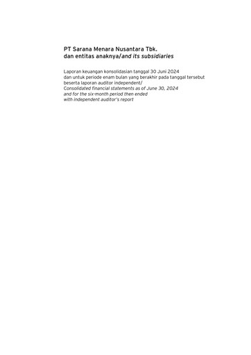 Thumbnail Sarana Menara Nusantara
 Half-year Report 2024-h1