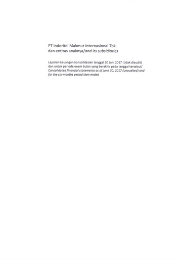 Thumbnail Indoritel Half-year Report 2017-h1