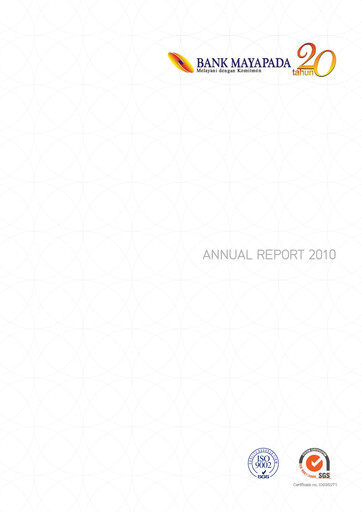 Thumbnail Bank Mayapada Internasional Annual Report 2010
